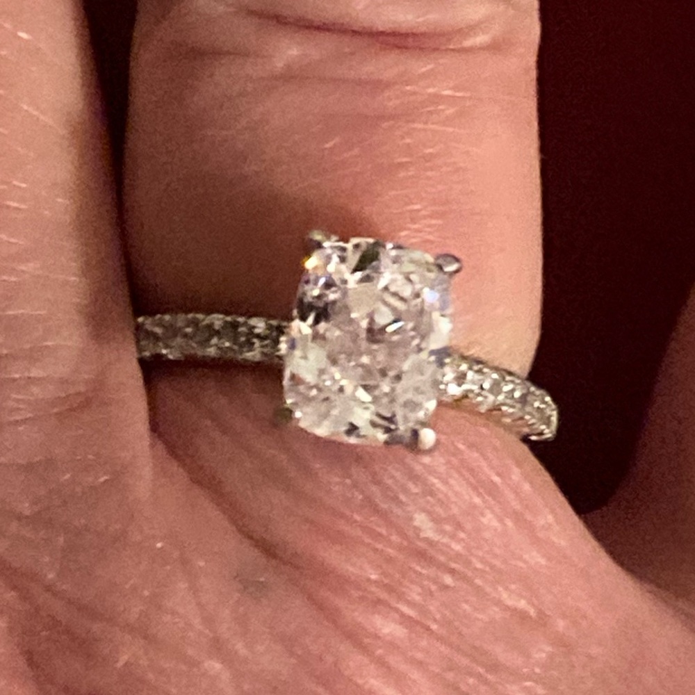925 silver and CZ ring